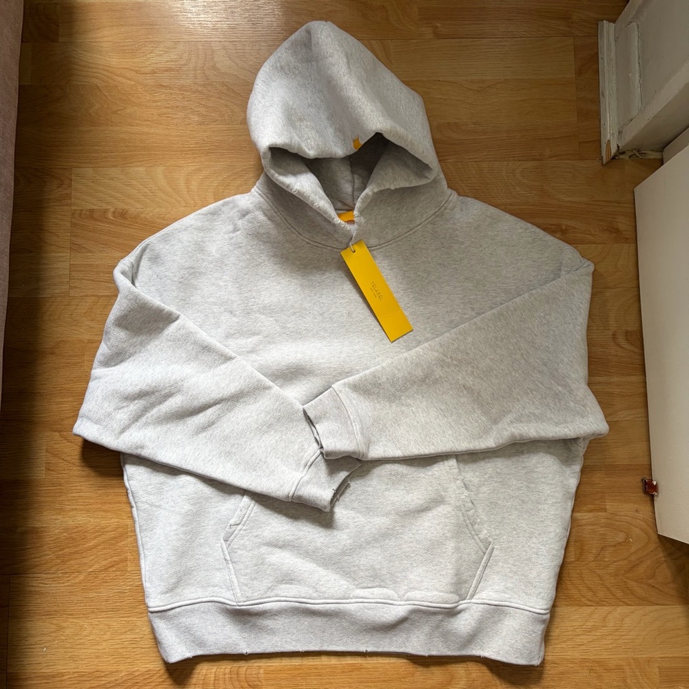 NWT Yellow Label Co. Paint Hoodie - Medium/Large - Light Grey - Unisex